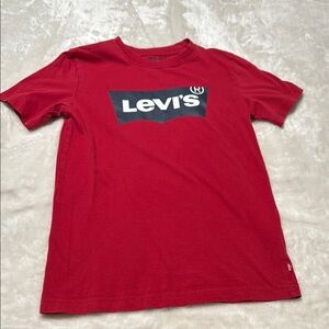 Levi's Red Short Sleeve Tee Classic Crew